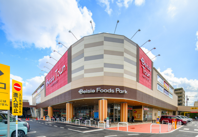 通院しやすい、ベイシアタウン新狭山店の2階